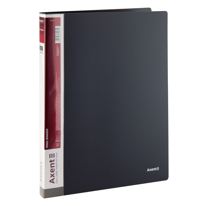 Папка на 2-х кільцях Axent 1207-03-A, А4, 25 мм, сіра